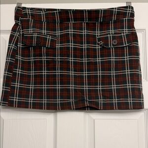 Preswick & Moore Tartan Mini Skirt - Red and Black
